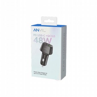 ���� ���� ���� 48W ����-�� PD �-USB QC 3.0 ���� ���� ANVIL