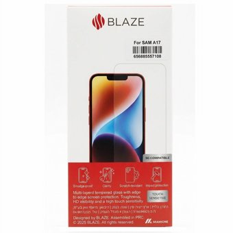 ����� A16 - ��� ���� ��� ������ ����� ������ Blaze Double Glass | Samsung Galaxy A17 4G | A17 5G | A16 4G | A16 5G