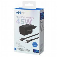 ���� ��� ���� 45W GaN 2 ������ ����-�� PD ���� ��� 100W ANVIL