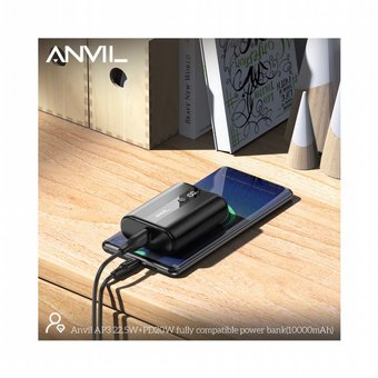 ����� ����� ���� 10,000mAh 20W PD �-22.5W QC �� �� 3 ������ ANVIL
