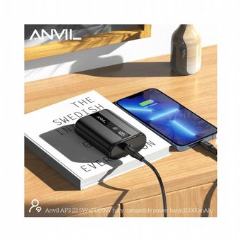 ����� ����� ���� 10,000mAh 20W PD �-22.5W QC �� �� 3 ������ ANVIL