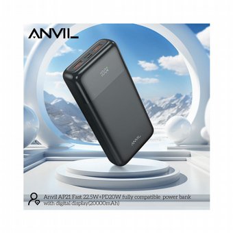 ����� ����� 20,000mAh 20W PD �-22.5W QC �� �� 3 ������ ANVIL