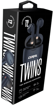 ������� �������� CORAL Twins T2 TWS �� ����� ������ ����� ���� ����