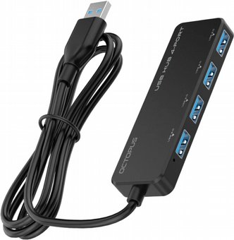 ���� USB ���� ��� ����� ��� 4 ������ ��� HUB-010 120CM