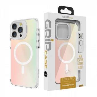 ����� ������� 13/14 iPhone 13/14 ���� �� ������ �� MagSafe ��� ����� ����� Grip Case Crystal Pro