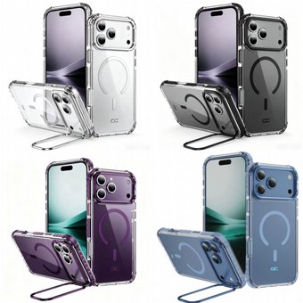 ������ 18 ��� ��� / 17 ��� ��� - ����� Grip Case Crystal Pro ���� �� ������ �� MagSafe ����� ����� | Apple iPhone 18 Pro Max / iPhone 17 Pro Max
