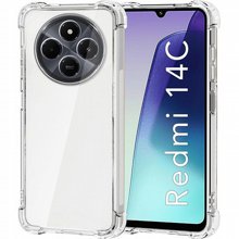 כיסוי מגן שקוף לסלולר Xiaomi Redmi 14C גב קשיח עם במפרים סיליקון בולמי מכות לשיאומי רדמי 14C כיסוי מגן שקוף לסלולר Xiaomi Redmi 14C גב קשיח עם במפרים סיליקון בולמי מכות לשיאומי רדמי 14C