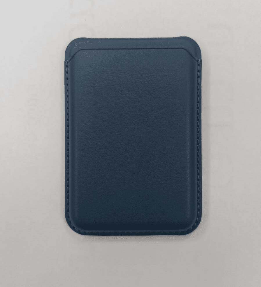 ארנק מגסייף להצמדה לגב הכיסוי MAGSAFE בצבע כחול