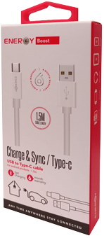 ��� �����  3A TypeC USB ���� 150 �"� ENERGY  ��� 