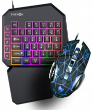 מקלדת גיימינג RGB קצרה + עכבר גיימינג + משטח לעכבר EG410 מקלדת גיימינג RGB קצרה + עכבר גיימינג + משטח לעכבר EG410