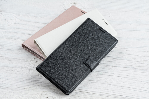 דוגמא למגנים לטלפון הנייד בצורת ארנק